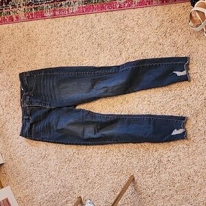 sofia vergara curvy ankle raw hem skinny jeans